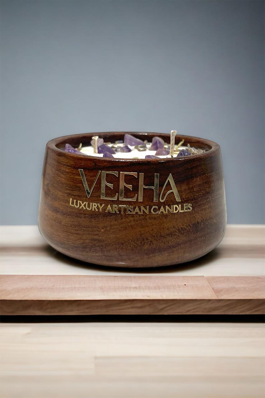 Wooden Bowl – 4-inch Calm — Studio Veeha