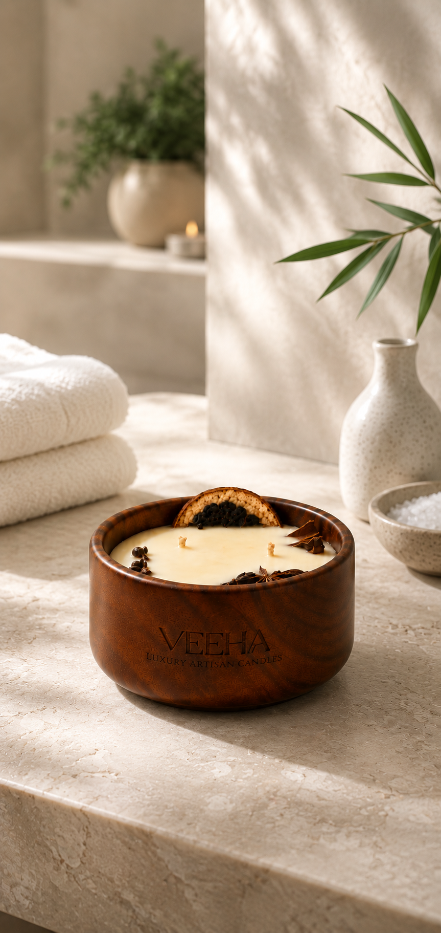 Wooden Bowl – 4-inch Autumn — Studio Veeha
